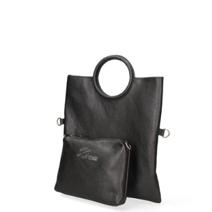 Borsa a mano da donna Made in Italy - Modello Valora Chic - 100% pelle - 29.0 x 30.0 x 1.0 cm