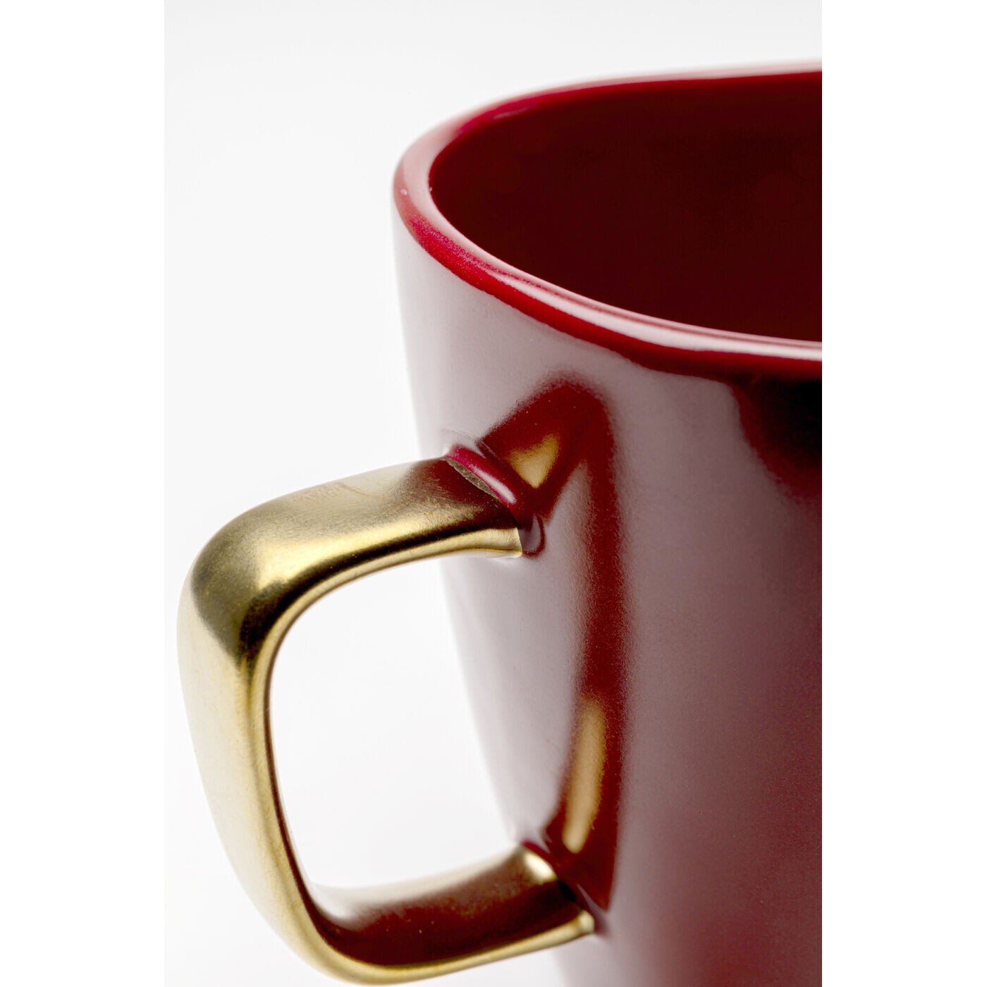 Mugs Vibrations rouges set de 4 Kare Design