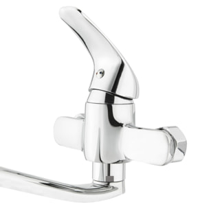 S-Line Pro 100 mitigeur de lavabo mural 100 mm, chrome (SIKOBSLPRO26110)
