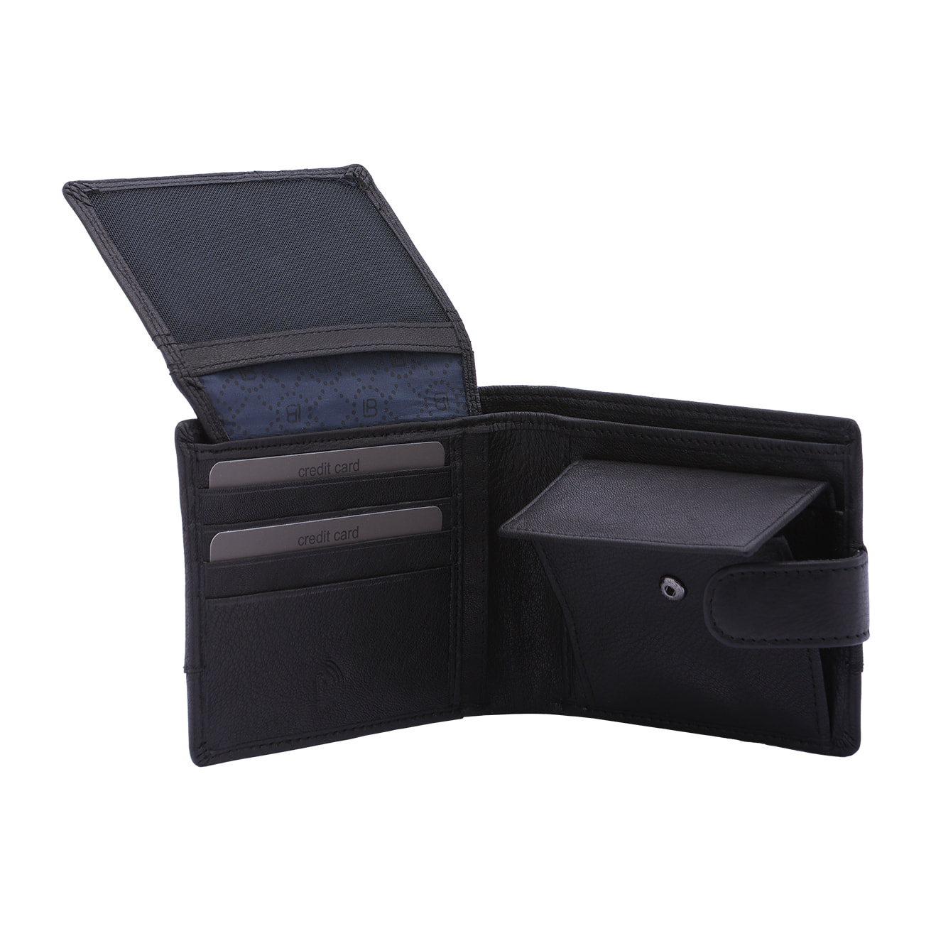 Portafoglio  da uomo In Vera pelle Made in Italy 10x12,5x2,5 cm