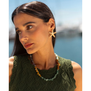 Pendientes estrella de mujer