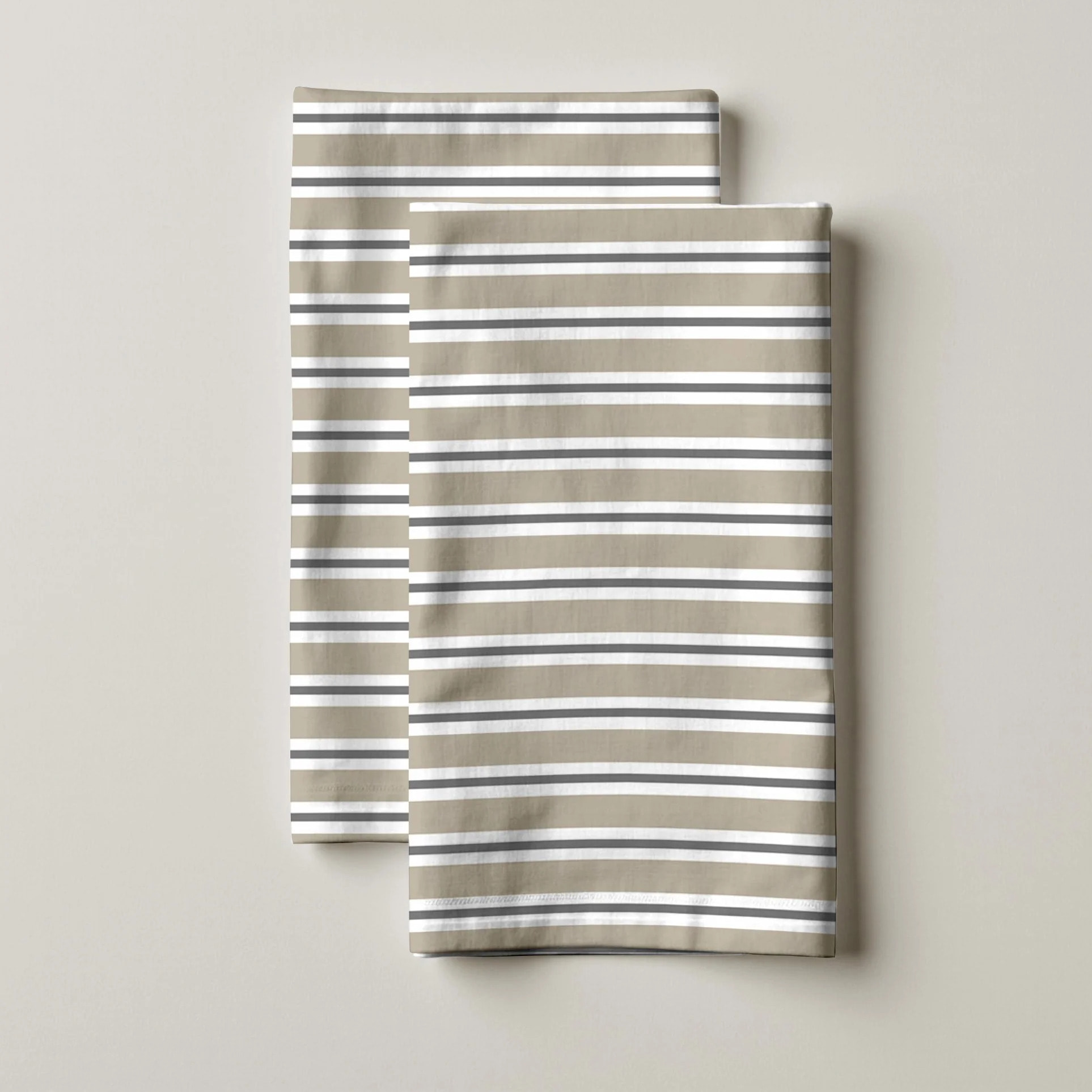 Lot de 2 torchons de cuisine 100% coton Joel