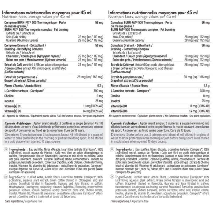 STC NUTRITION - Pack Burn Fat - Brûle-graisse et déstockage - Séchage extrême + définition musculaire - Cure complète de 1 mois