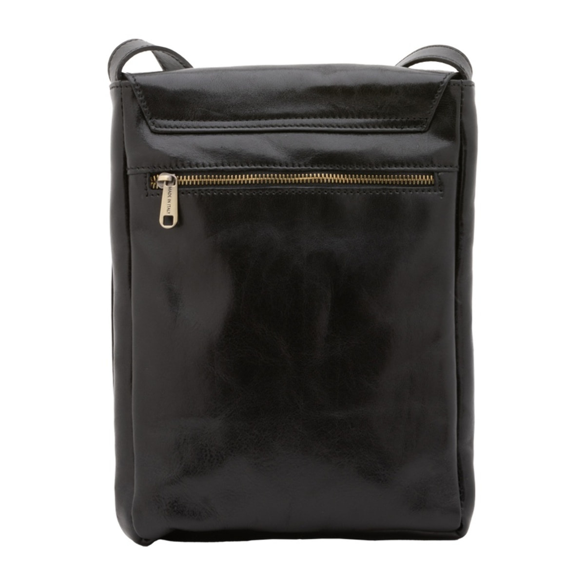 Borsa a tracolla uomo Made in Italy - Modello Aether Prime - Vera pelle - 24.0 x 30.0 x 4.0 cm