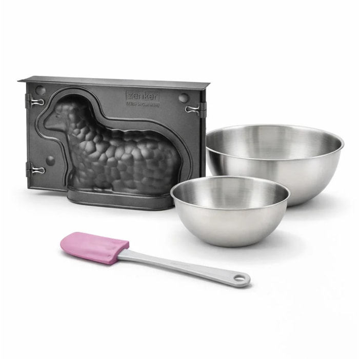 Set de 4 ustensiles de pâtisserie moule à gâteaux 2 bols et spatule Spécial season Spécial season Zenker  Spécial season