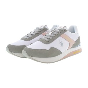 Sneakers U.S. Polo Assn White-Nude