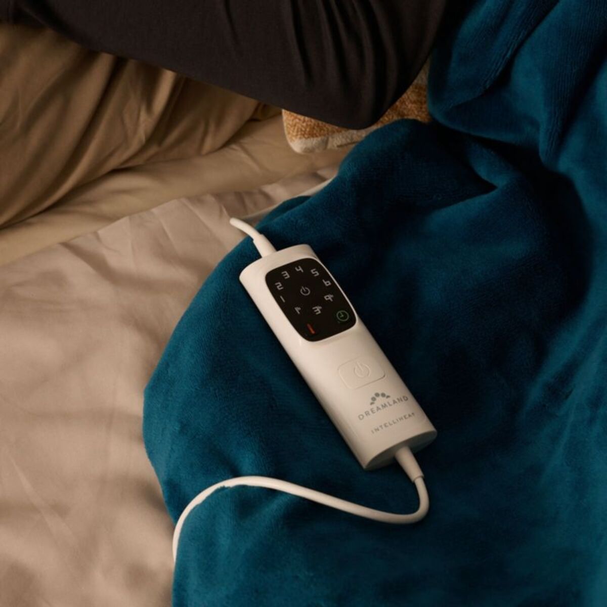 Couverture chauffante DREAMLAND SNUGGLE UP BLEU VERT 6T 160X120