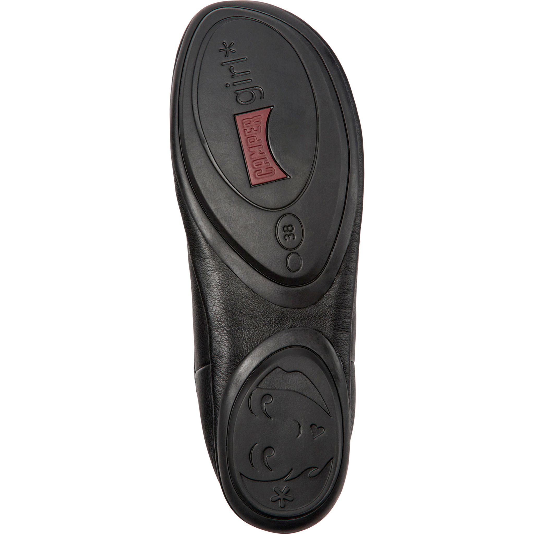 Botines - CAMPER Right Nina - Negro - Cuero liso