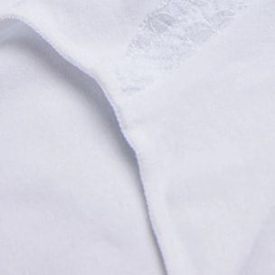 Slip bianche a vita alta