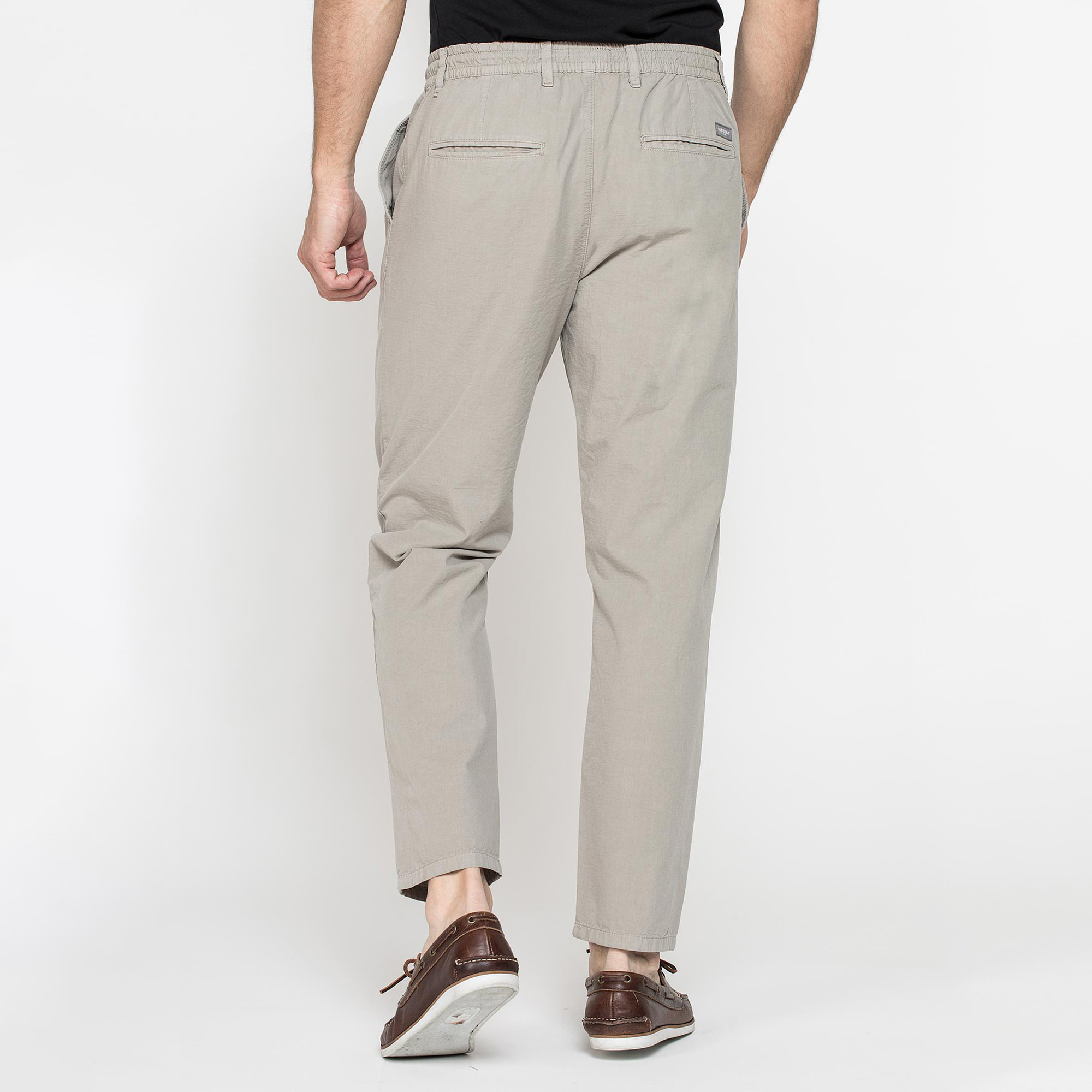PANTALONI CHINO IN RIPSTOP CON COULISSE IN VITA