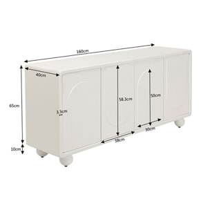 Buffet Paco blanc Kare Design