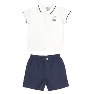 COMPLETO 2PZ POLO E SHORT