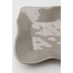 Plat Organic taupe Kare Design