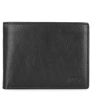 Cartera Hombre Piel Jaslen Hannover Negro-Tostado