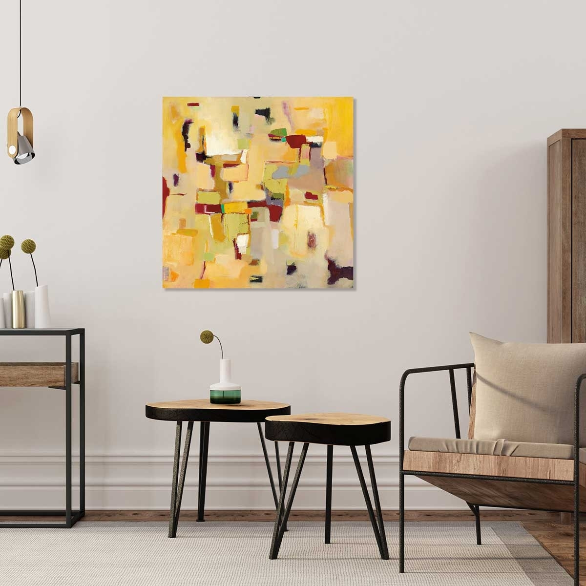 Tableau casa ocre Tableau alu Dibond