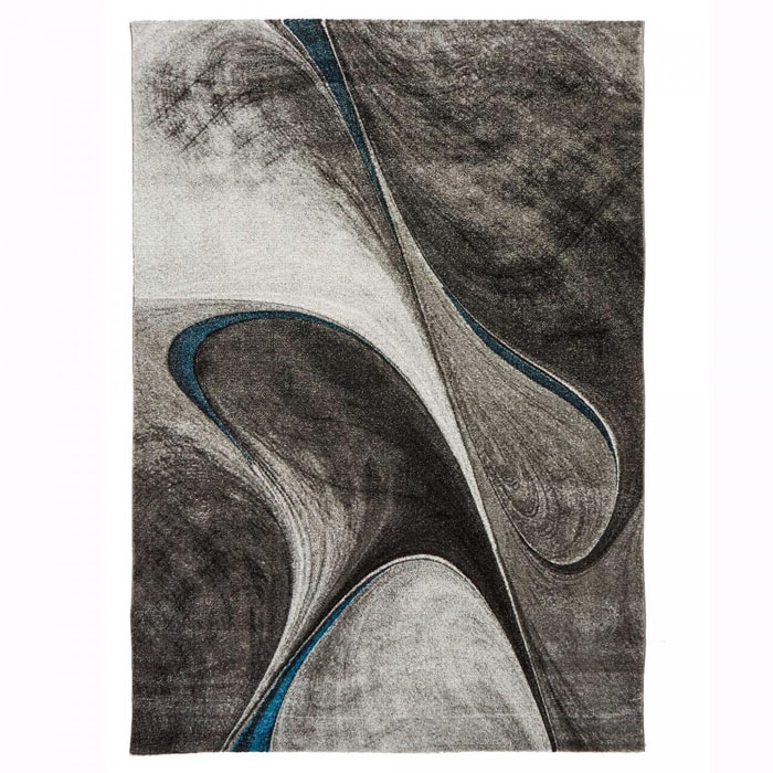 Tapis moderne Tavo avec motif de gouttes d'eau