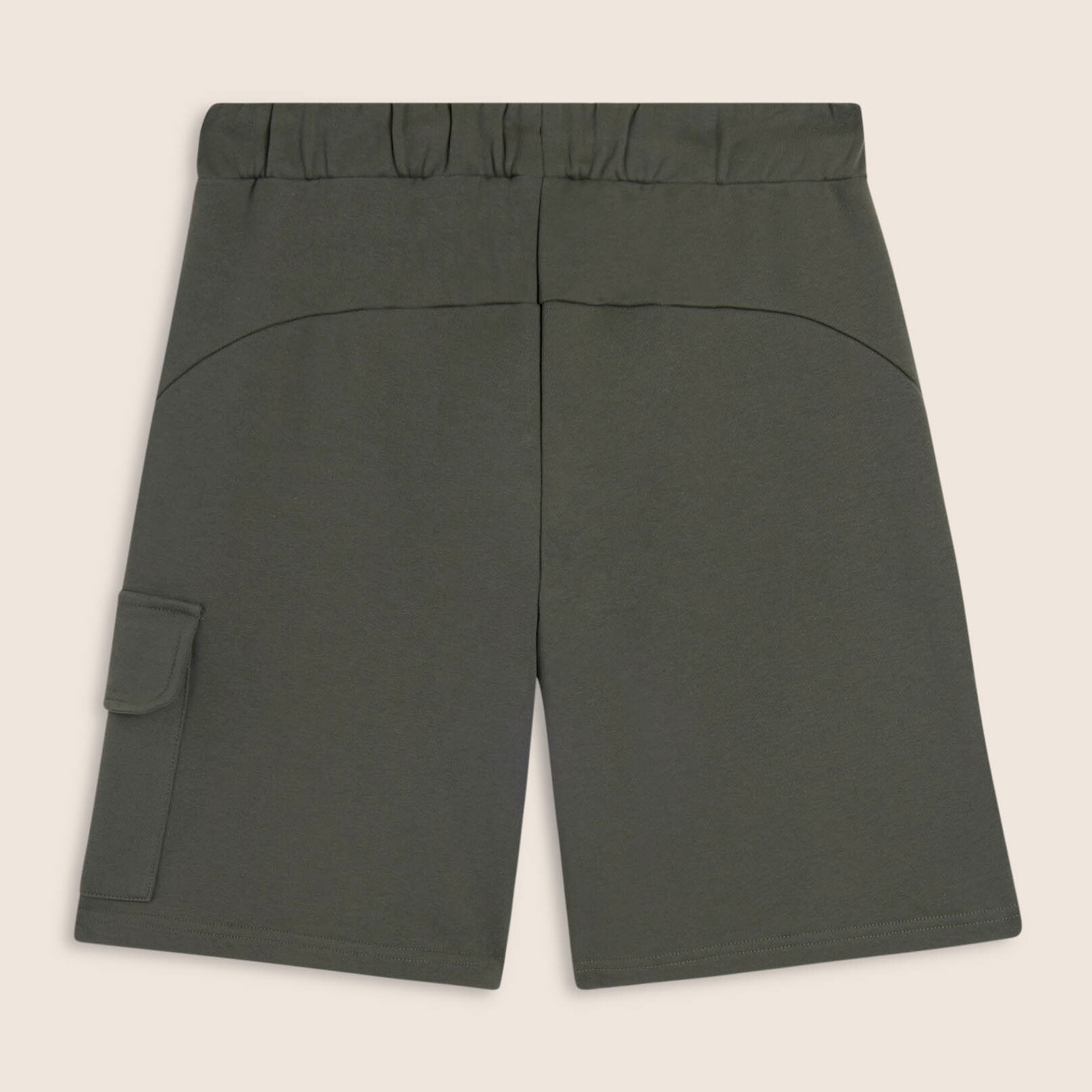 Pantaloni corti in Cotone con Tasca Cargo singola