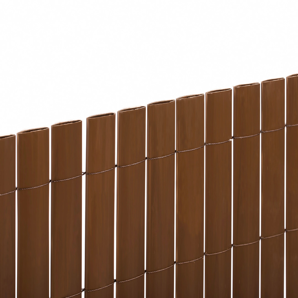 Cañizo Pvc Elegance Recycane Doble Cara 30 Mm Marrón