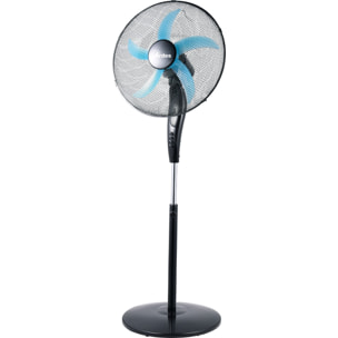 Ventilatore Ardes EASY 50PB a Piantana 50 cm Base Tonda Nero Blu