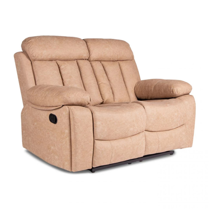 Sofá relax 2 plazas Kendal Beige