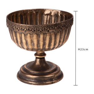 Coppa/alzata metallo - Pezzi 1 - ORO - Bianchi Dino SpA