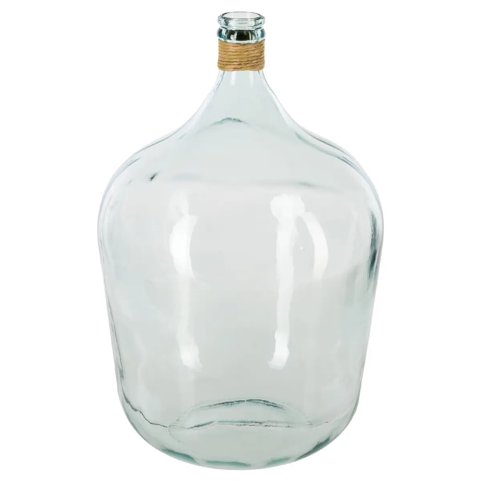 Vase Dame Jeanne - verre - transparent - H56 cm