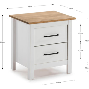 Table de chevet en bois massif - IDA