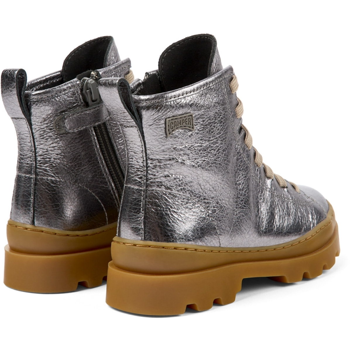 CAMPER Brutus - Botines Gris Infantil Unisex