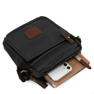 Bandolera Hombre Textil Lois Hubbard Negro