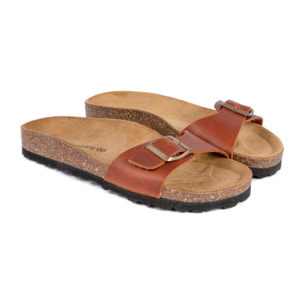 SANDALIA BABUNKERS MARRON