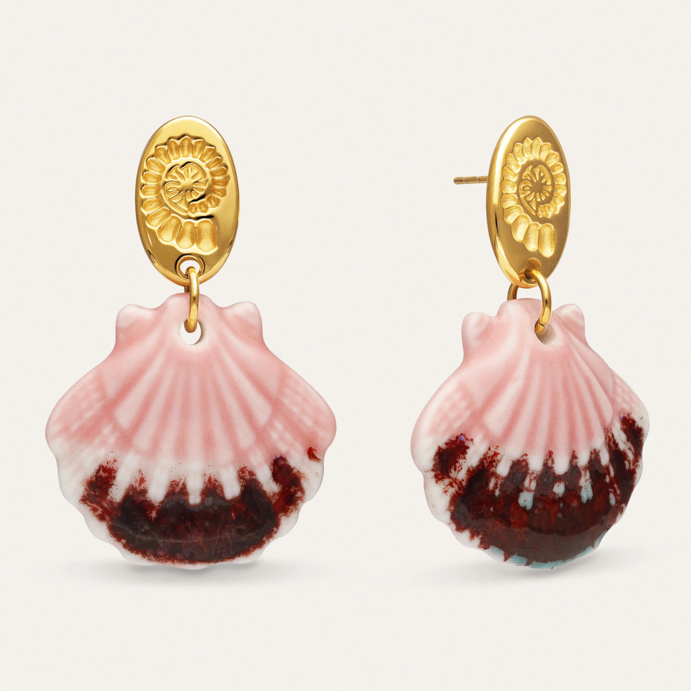 Pendientes Sira Acero Baño Oro