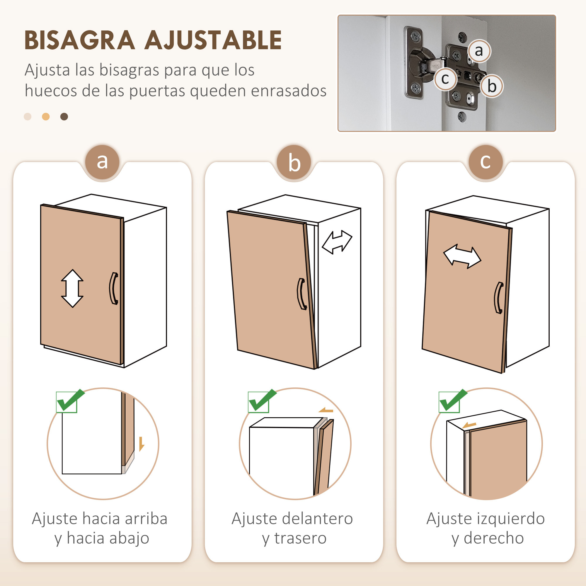 Alacena de Cocina Mueble Auxiliar de Cocina Armario de Cocina con 3 Puertas de Vidrio Compartimento Abierto 2 Cajones y Estantes Ajustables 100x40x180 cm Blanco