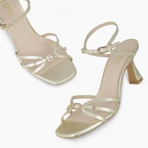 SANDALIAS DORADAS LUKI