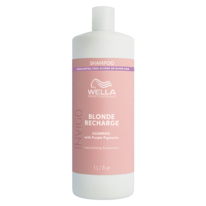 WELLA Invigo Blonde Recharge Shampoo Cool Blonde 1000ml