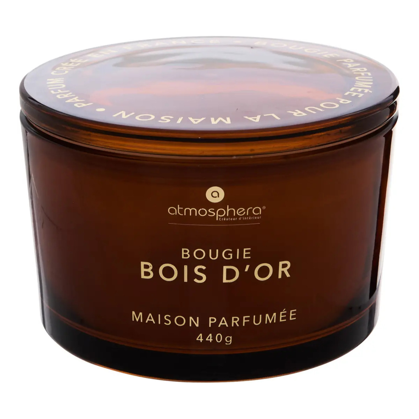 Bougie parfumée 440 g Glowy bois d'or