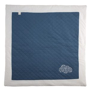 Grand tapis de jeu en coton matelassé