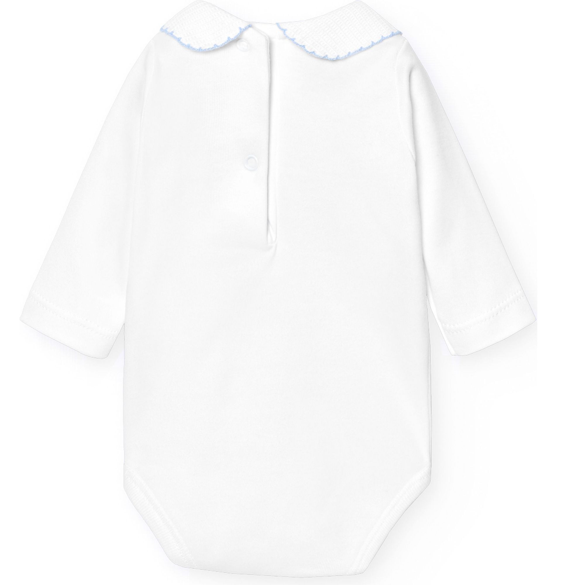 Body bebé manga larga cuello polo piqué