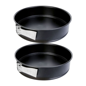 Ensemble de 2 Moules à manqué à charnière Dr.Oetker Tradition