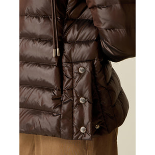 Oltre - Piumino lightweight con cappuccio - Marrone