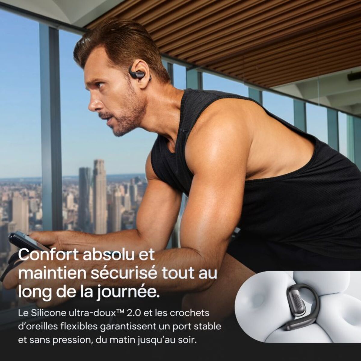 Ecouteurs SHOKZ OpenFit PRO Noir