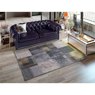 NEILA Alfombra vintage plegable en gris, varias medidas disponibles