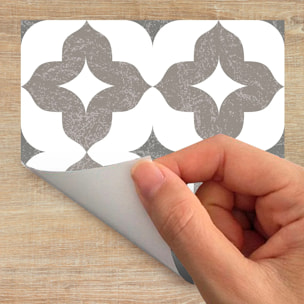Sticker carrelage - Ambiance Sticker - 60 CARREAUX DE CIMENT MEUBLE AUTHENTIQUES VARMA - 20x20cm