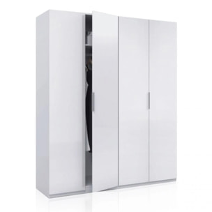 Armario Belar 4 puertas Blanco Brillo