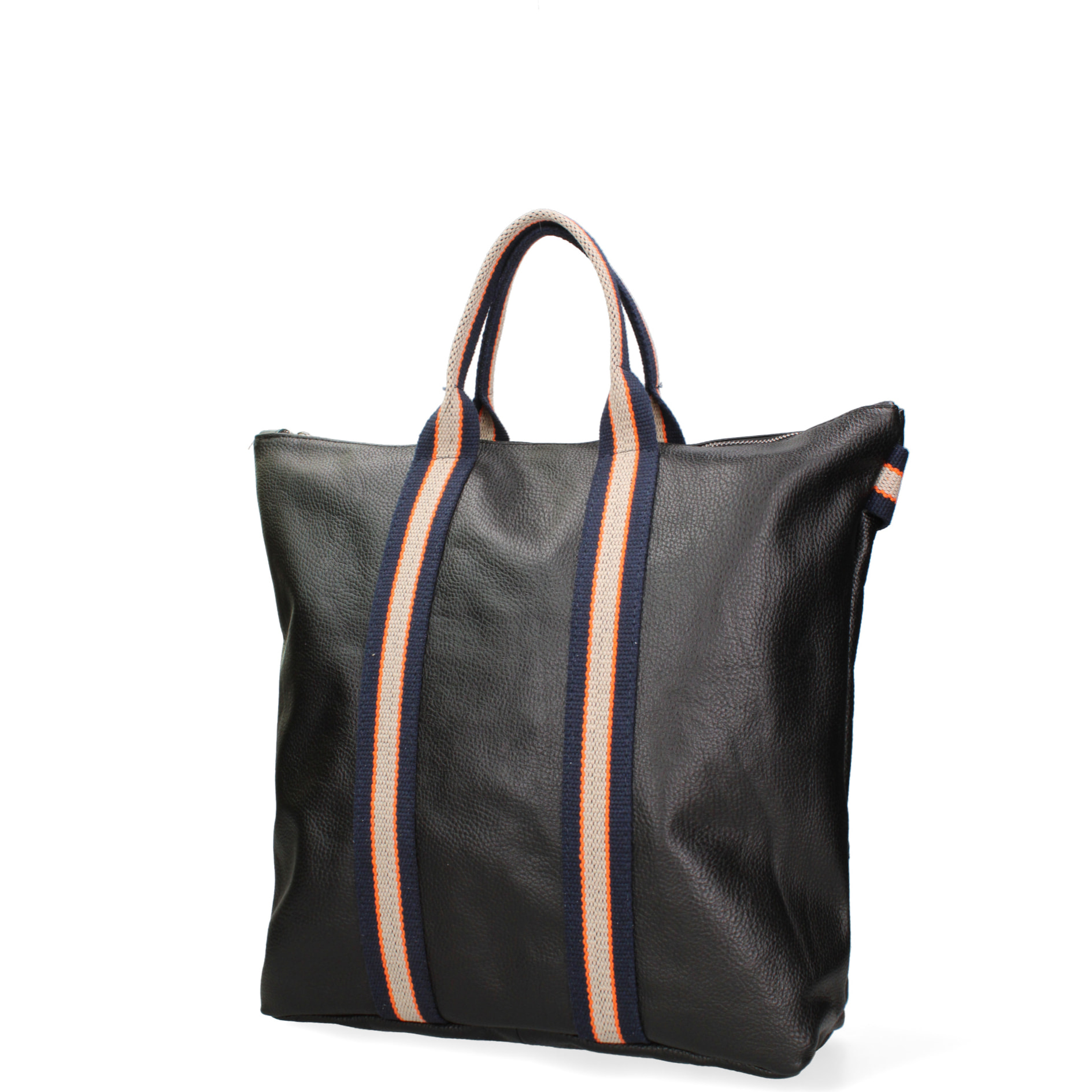 Borsa a mano convertibile in zaino  da donna In Vera pelle Made in Italy 43x38x12 cm