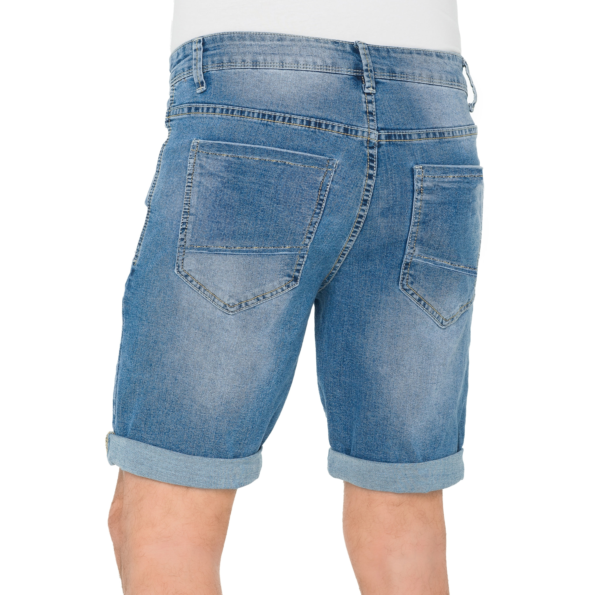 Bermuda vaquera Hot Buttered Manui azul claro