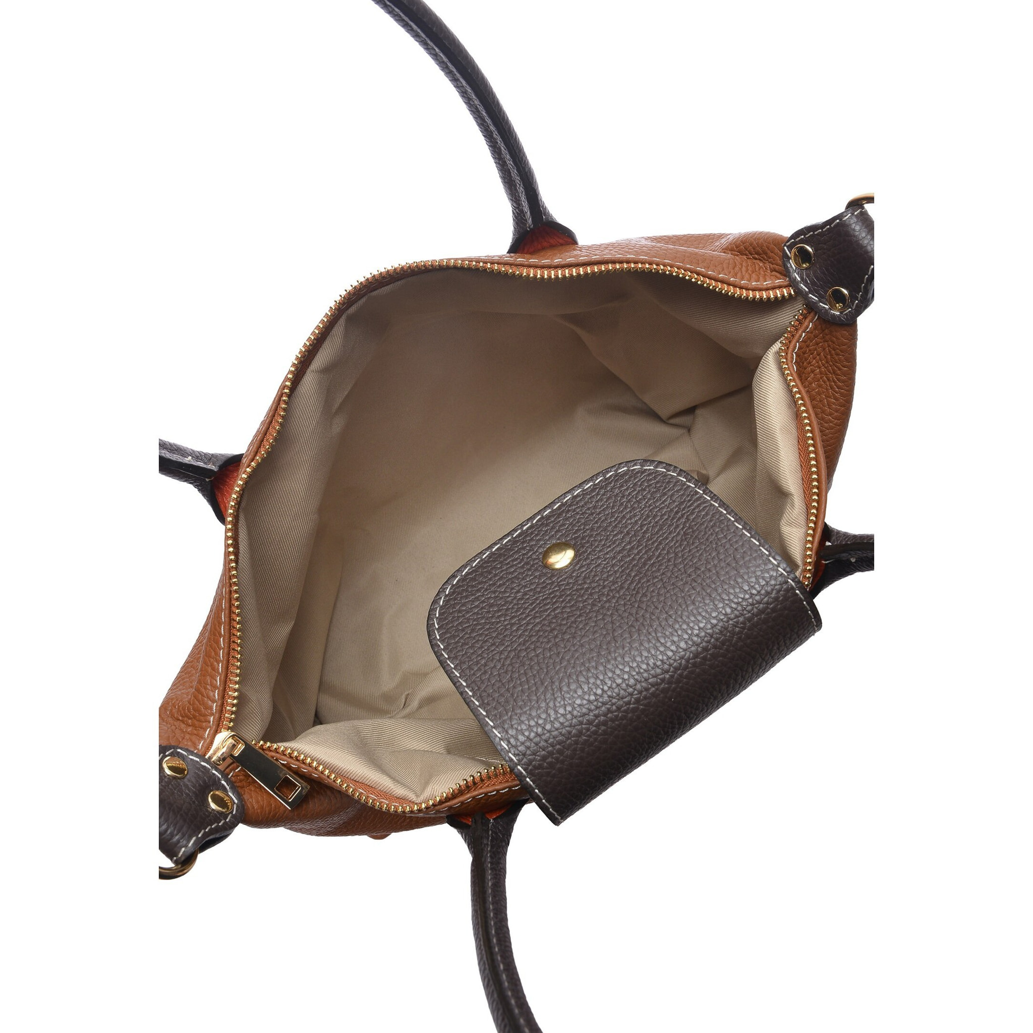 Borsa a tracolla Anna Luchini Cammello