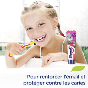 Pack de 3 - SIGNAL Dentifrice Enfants 3 à 6 Ans Goût Fraise Gaga 50ml