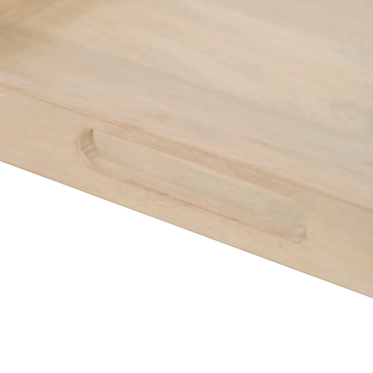 Plateau de présentation beige L25,5xp25,5xH4cm