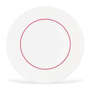 6 assiettes à dessert 22cm LIGNE