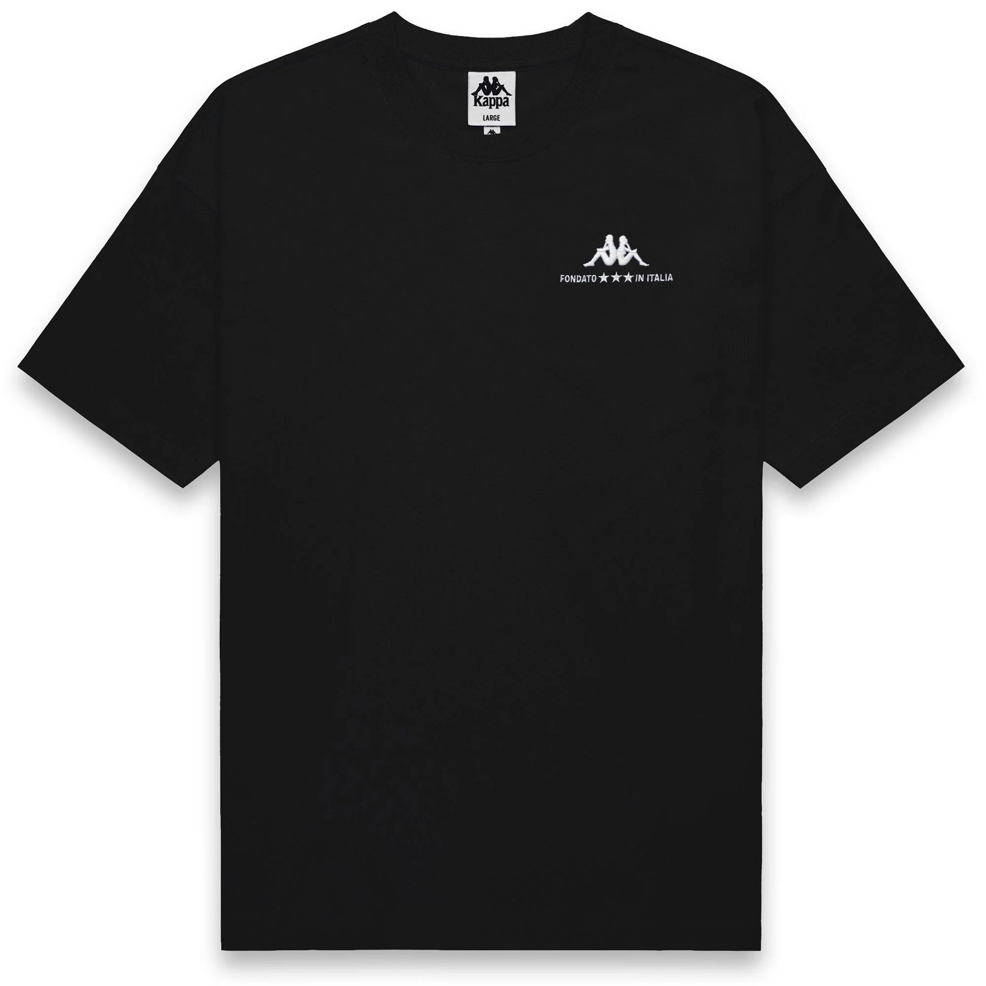 Kappa - T-Shirts & Top Uomo Nero - Authentic Sorond